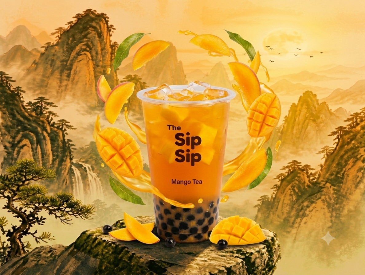 The Sip Sip Tea — join our team, Mango Tea special